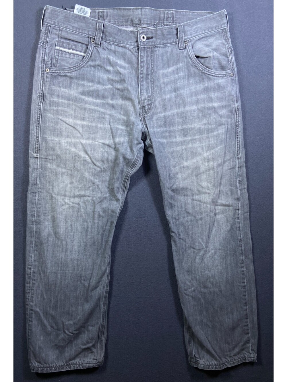 Vintage Y2K Levi’s 569 Gray Baggy Jeans 36x32 37x30 actual Loose 90s Skater Wide